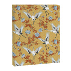 Japanese Ornate Heron Pattern Saffron Gold II Canvas Print Gallery Image 8