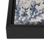Jean Baptiste Pillement Chinoiserie Toile de Jouy Framed Canvas Print Gallery Image 3