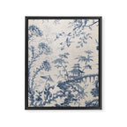 Jean Baptiste Pillement Chinoiserie Toile de Jouy Framed Canvas Print Gallery Image 6
