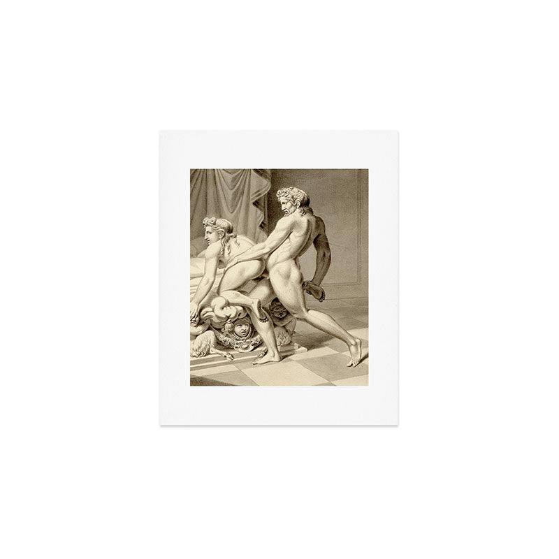 Jean Frédéric Maximilien de Waldeck Erotic Lovers II Art Print Gallery Image 1