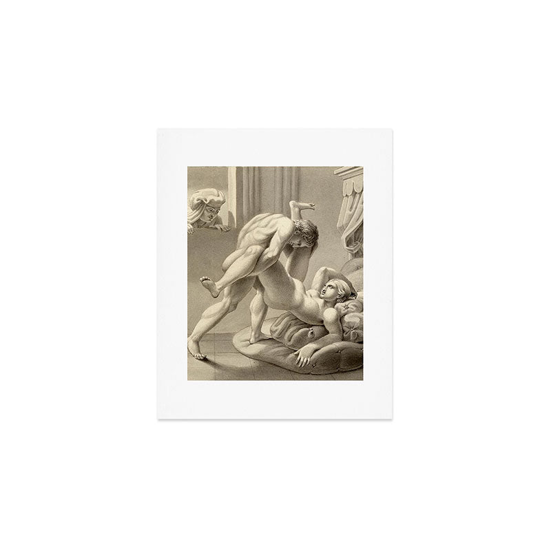  Jean Frédéric Maximilien de Waldeck Erotic Lovers XII Art Print Gallery Image 1