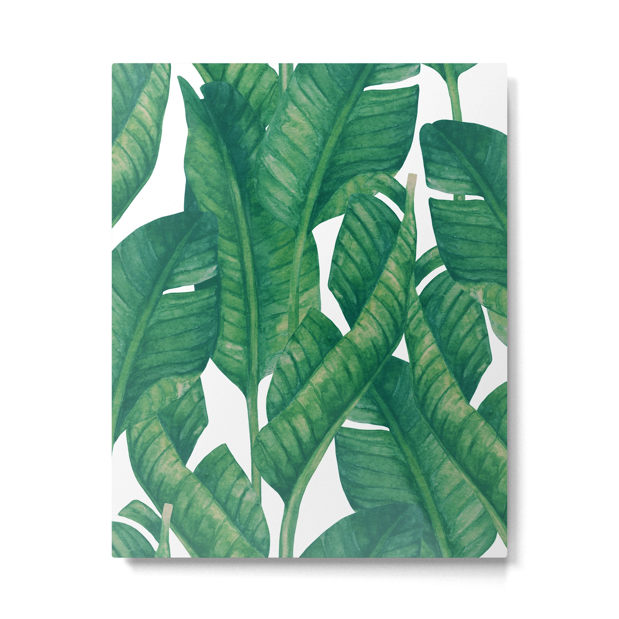Jungle Leaves Tropical Botanical Metal Print Gallery Image 4