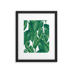 Jungle Leaves Tropical Botanical Framed Art Print Gallery Image 5