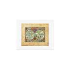 Magical Antique World Map  Art Print Gallery Image 1