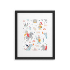 Magical Knight, Dragon & Castle Framed Art Print Gallery Image 6
