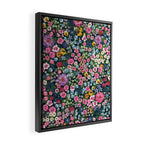 Magical Meadow Boho Hippy Garden Floral Framed Canvas Print Gallery Image 2
