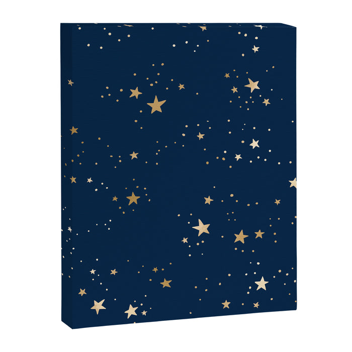 Magical Midnight Blue Starry Night Sky Canvas Print Gallery Image 1