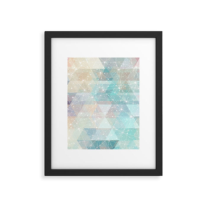 Magical Pastel Starry Constellation Sky Framed Art Print Gallery Image 1