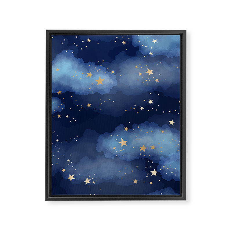 Magical Starry Night Sky  Framed Canvas Print Gallery Image 8