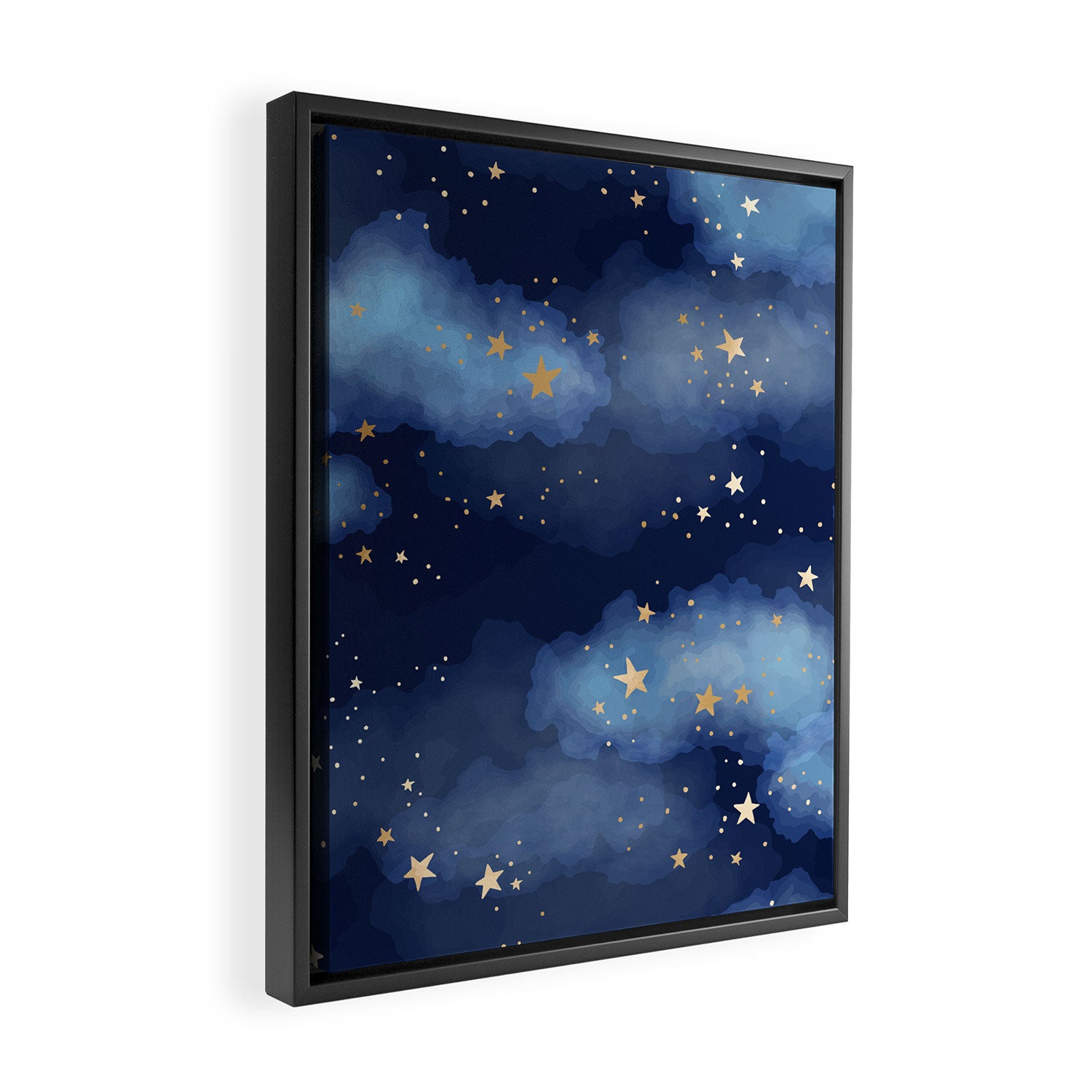 Magical Starry Night Sky  Framed Canvas Print Gallery Image 2