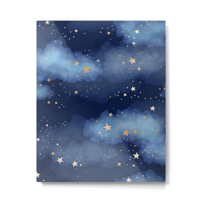 Magical Starry Night Sky  Metal Print Gallery Image 1