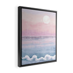 Magical Sunset Beach Framed Canvas Print Gallery Image 2