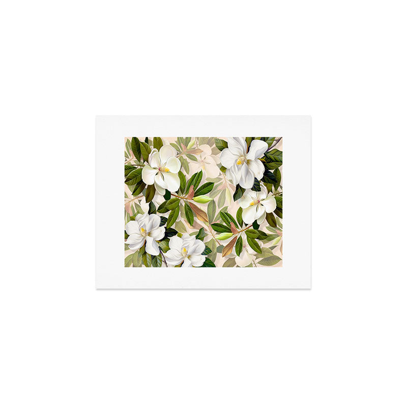 Magnolia Flowers Spring Blossom Art Print Gallery Image 1