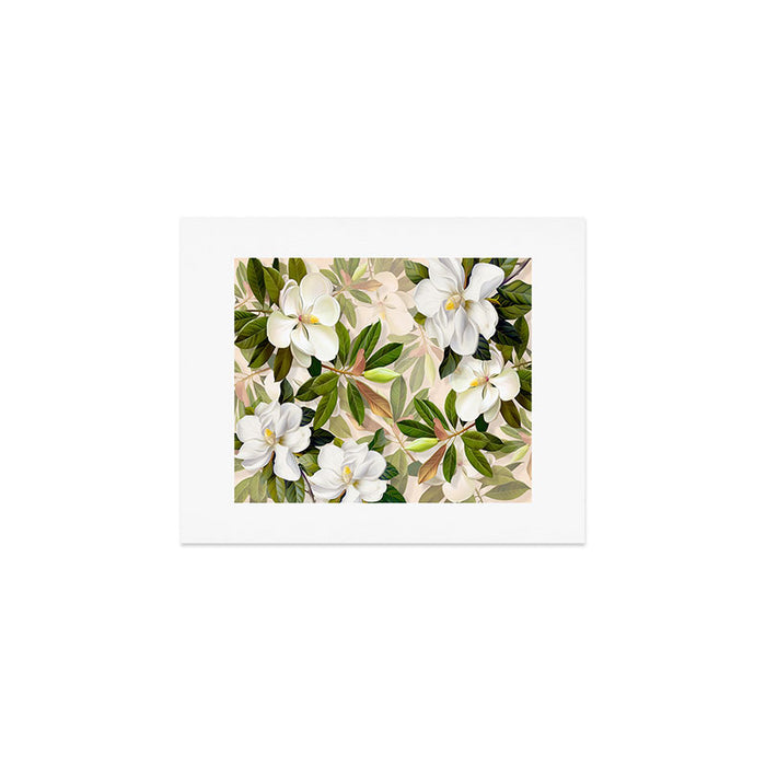 Magnolia Flowers Spring Blossom Art Print Gallery Image 1