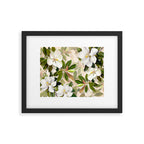 Magnolia Flowers Spring Blossom Framed Art Print Gallery Image 4