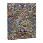 Majestic Cobalt Gold Antique Persian Kashmar Canvas Print Gallery Image 8
