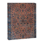 Manchester Kashan Floral Peach Persian Rug Print Canvas Print Gallery Image 6