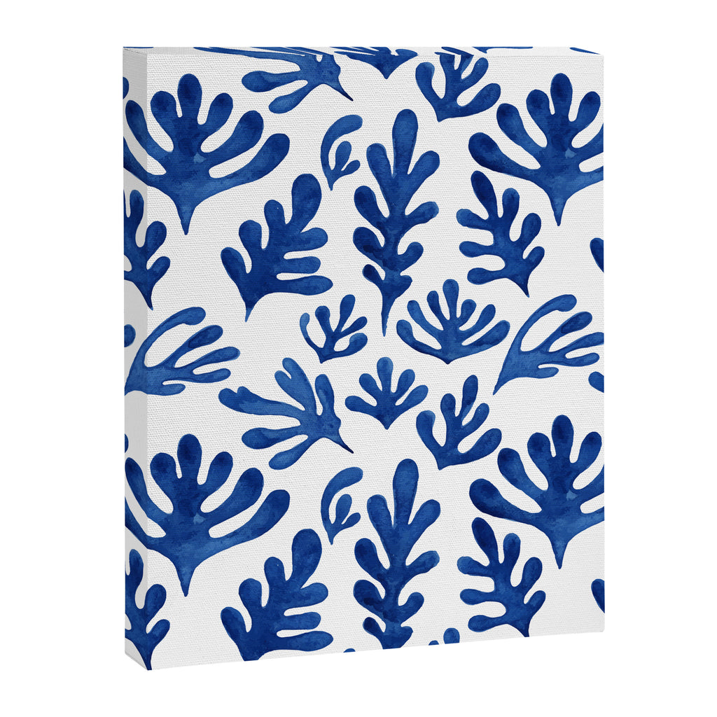 Matisse Blue Cut Outs Mid Century Modern Art Pattern Canvas Print Gallery Image 8