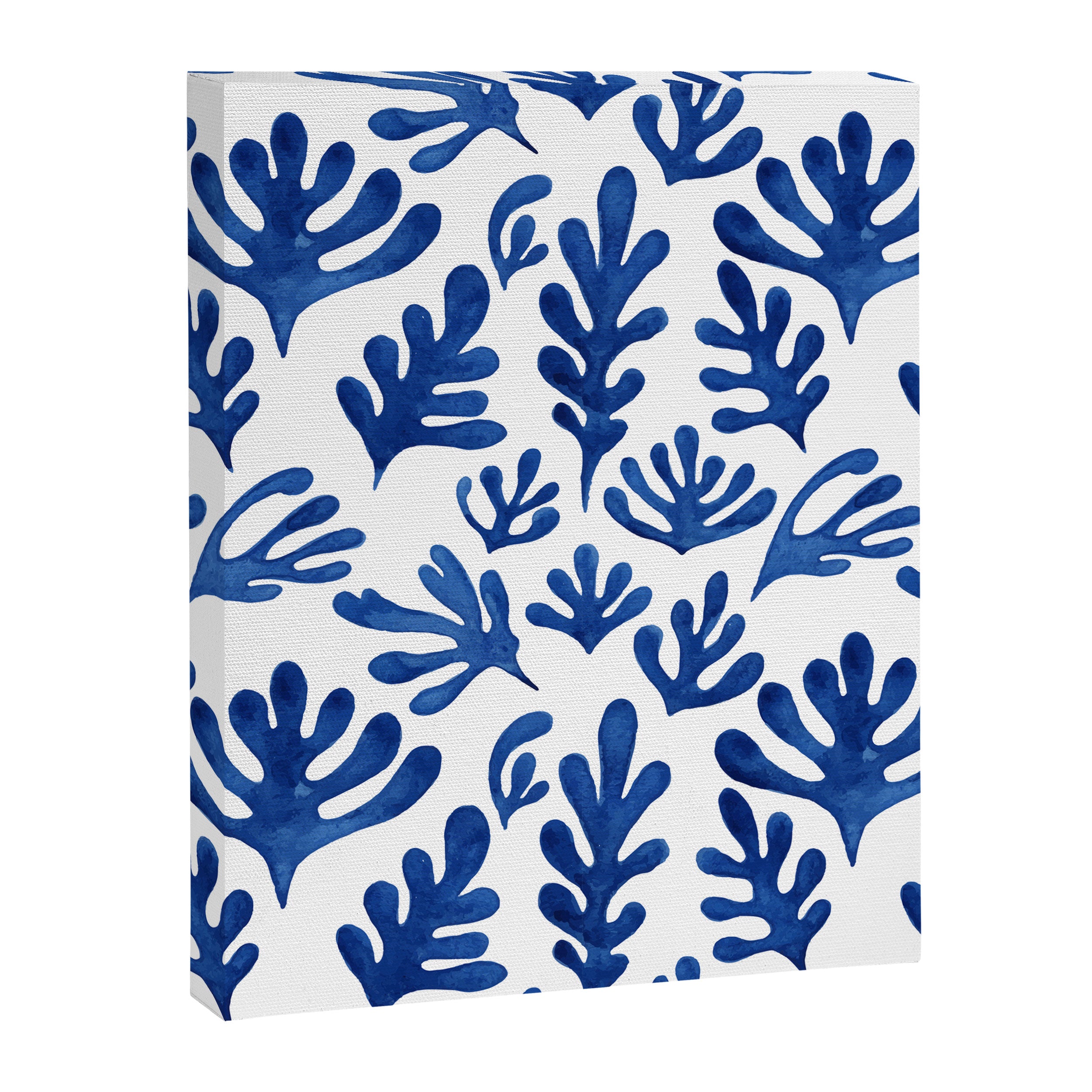 Matisse Blue Cut Outs Mid Century Modern Art Pattern Canvas Print Gallery Image 8