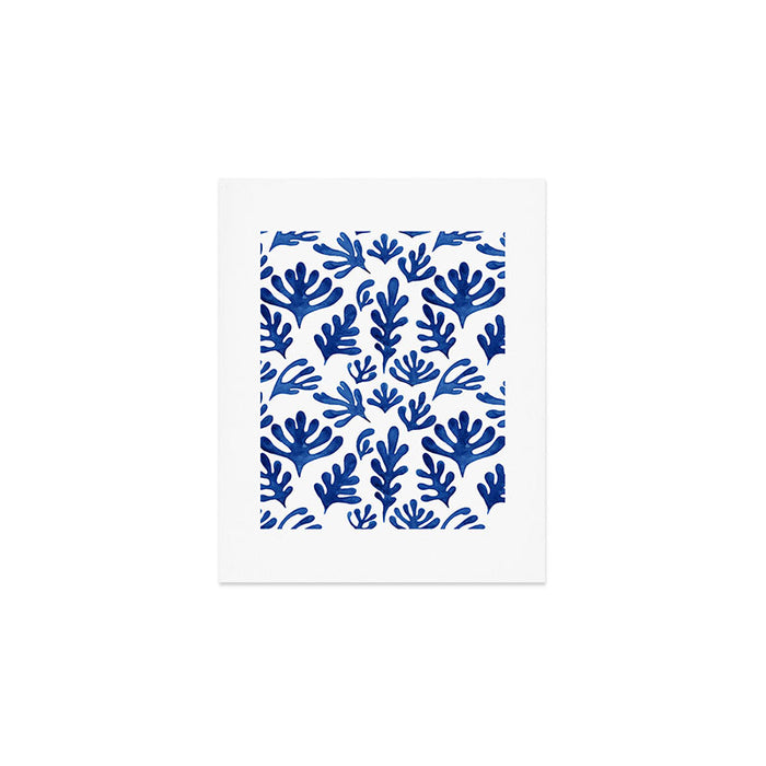 Matisse Blue Cut Outs Mid Century Modern Art Pattern Art Print Gallery Image 1