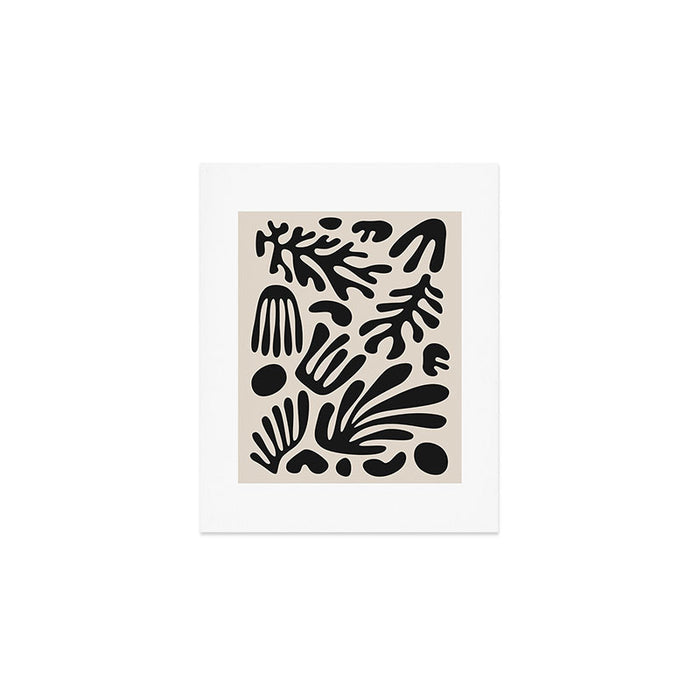 Matisse Cut Outs Ecru Beige Black Mid Century Modern Art Art Print Gallery Image 1