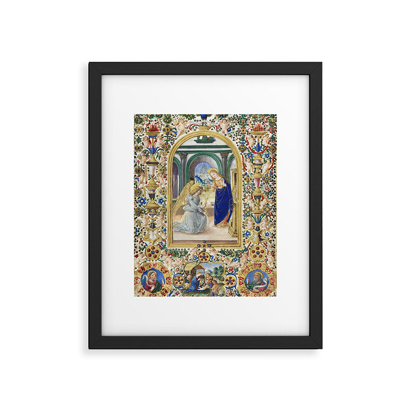 Medieval Nativity Christmas Bible Art 1485 Gold Festive Renaissance Painting Framed Art Print Gallery Image 5
