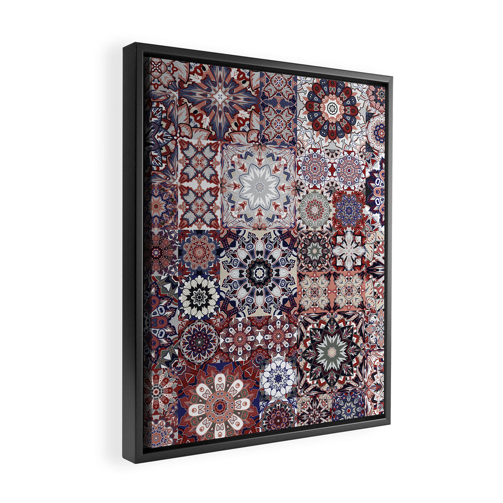 Mediterranean Decorative Tile Print XVIII Framed Canvas Print Gallery Image 2