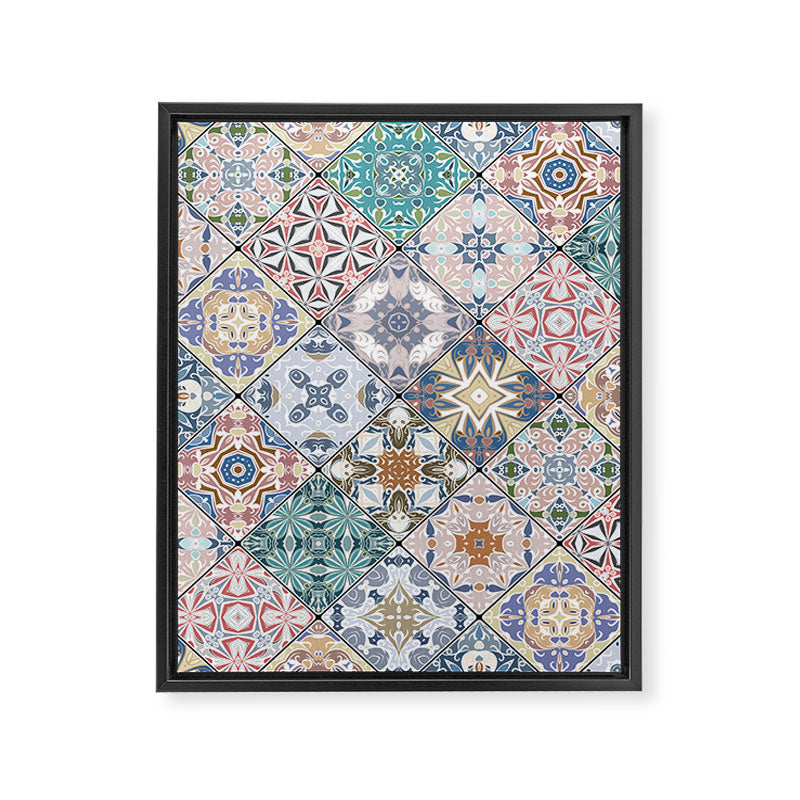 Mediterranean Decorative Tile Print XVI Framed Canvas Print Gallery Image 8