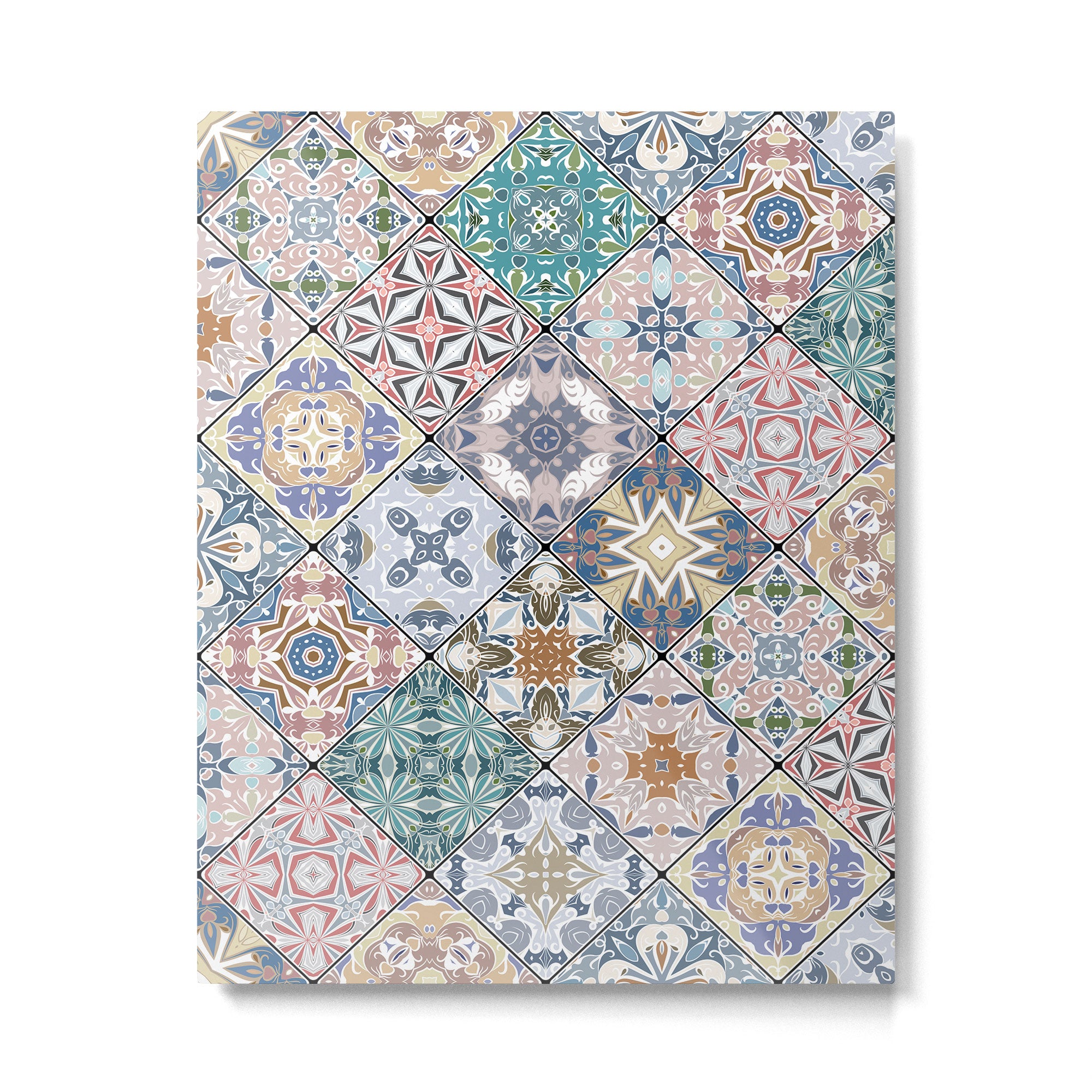 Mediterranean Decorative Tile Print XVI Metal Print Gallery Image 6