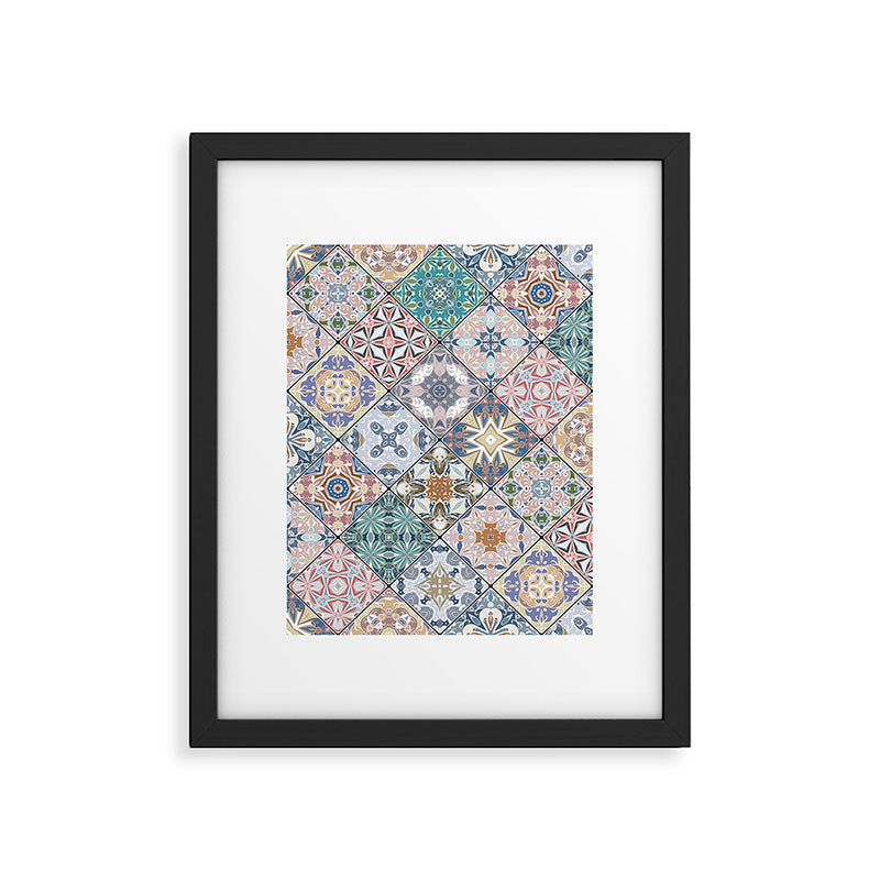 Mediterranean Decorative Tile Print XVI Framed Art Print Gallery Image 6