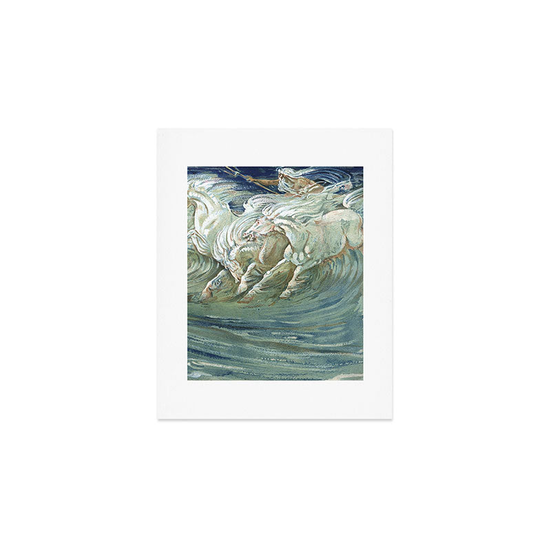 Neptune's Horses by Walter Crane Art Print Gallery Image 1