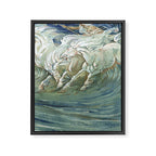Neptune's Horses by Walter Crane Framed Canvas Print Gallery Image 6
