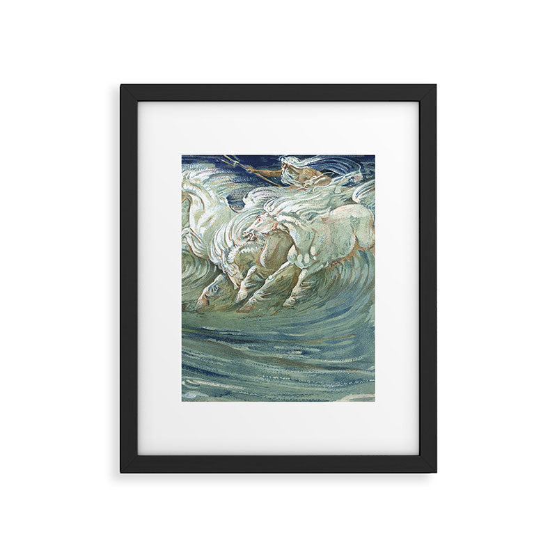 Neptune's Horses by Walter Crane Framed Art Print Gallery Image 5