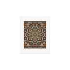 Ornamental Ethnic Bohemian Pattern V Sage Spice Art Print Gallery Image 1