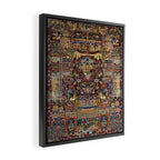 Ornate Antique Persian Kashmar Framed Canvas Print Gallery Image 2