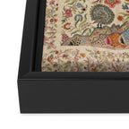 Ornate Kashmir Crewelwork Indian Palampore  Framed Canvas Print Gallery Image 3