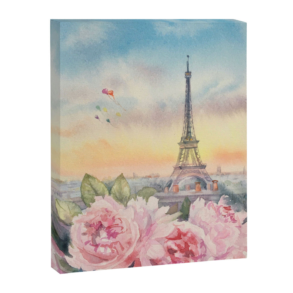 Parisian Peonies at Sunset Canvas Print Gallery Image 6