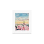 Parisian Peonies at Sunset Art Print Gallery Image 1
