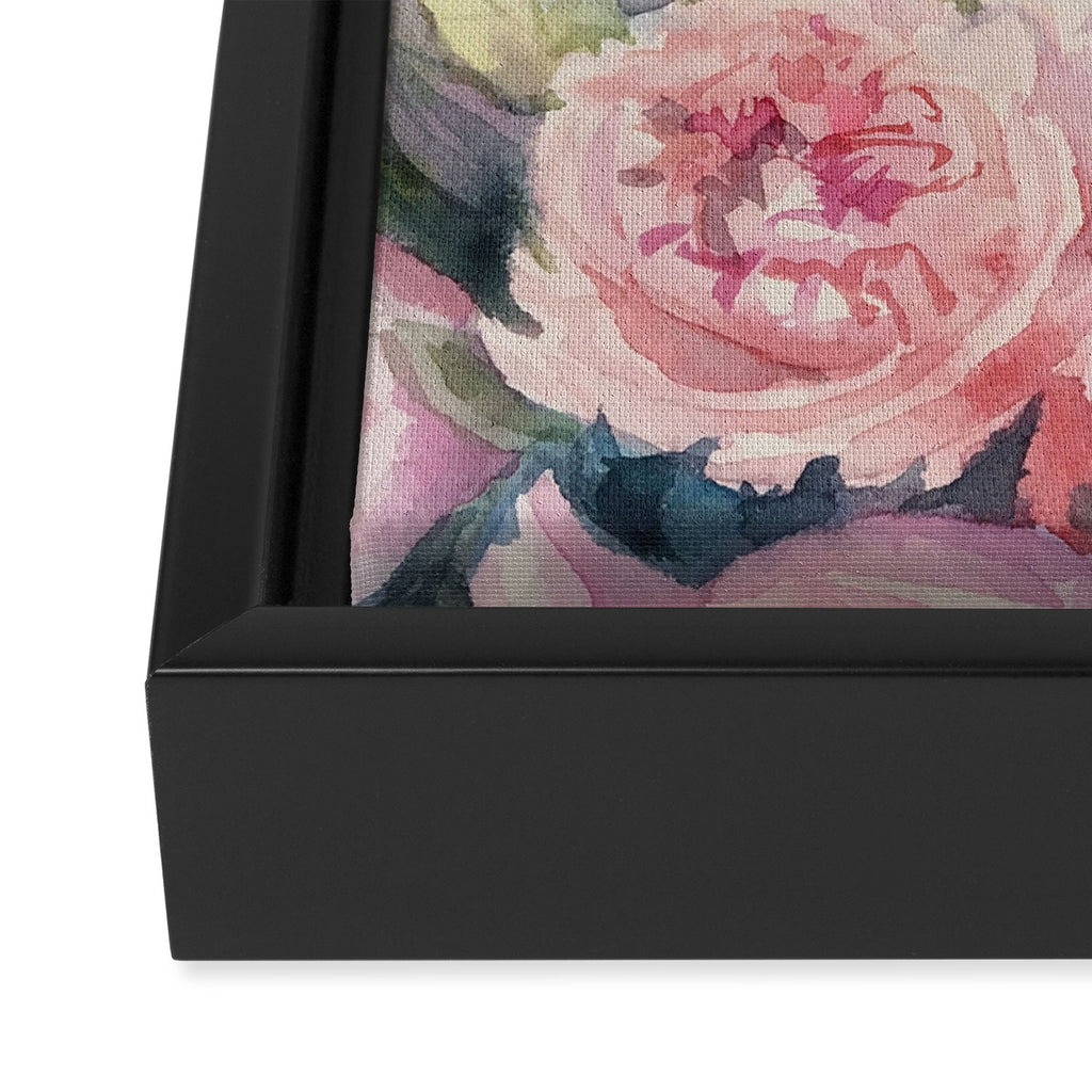 Parisian Peonies at Sunset Framed Canvas Print Gallery Image 3