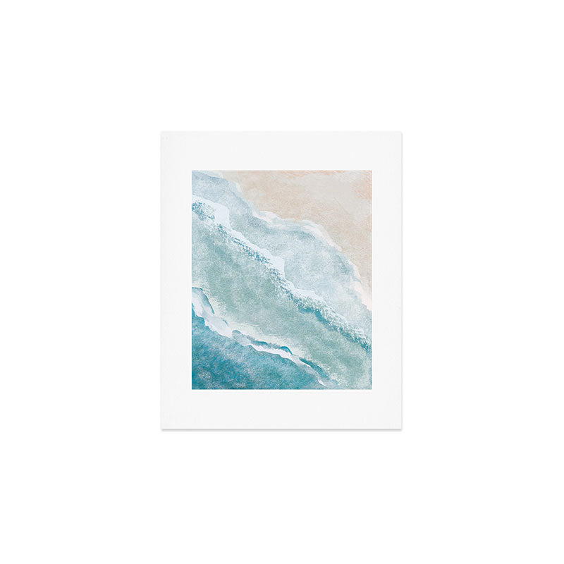 Peaceful Ocean Waves Art Print Gallery Image 1