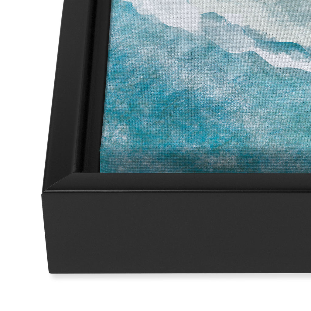 Peaceful Ocean Waves Framed Canvas Print Gallery Image 3