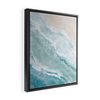 Peaceful Ocean Waves Framed Canvas Print Gallery Image 2