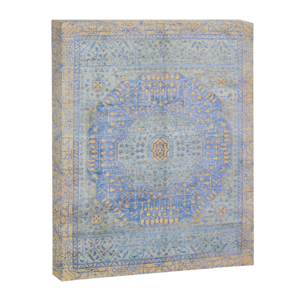 Powder Blue Lemon Antique Persian Mamluk Canvas Print Gallery Image 6