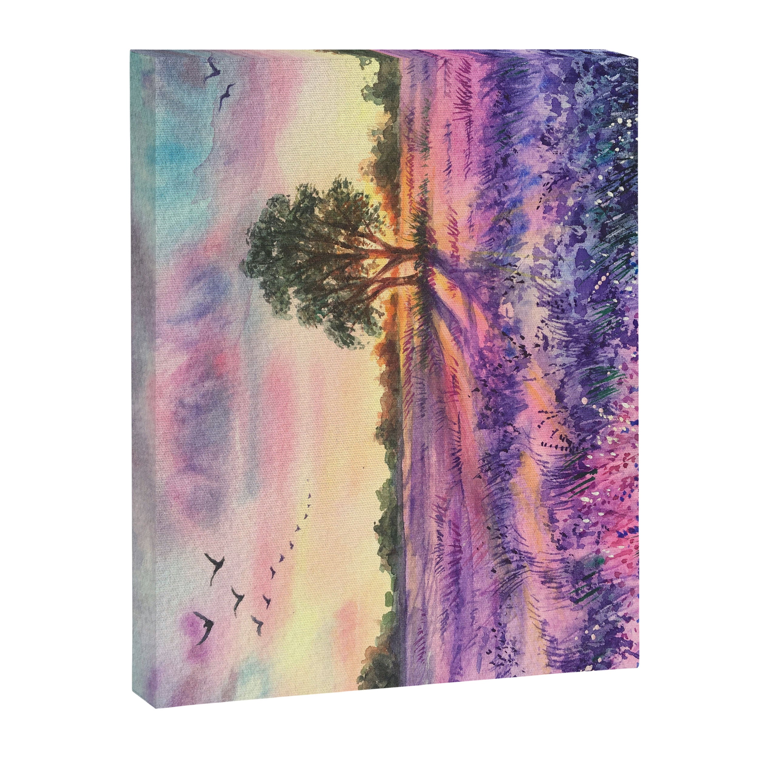 Provence Lavender Field at Sunset Canvas Print Gallery Image 6