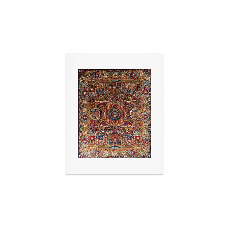 Regal Antique Persian Kashmar Art Print Gallery Image 1