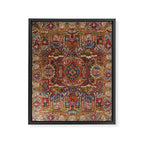 Regal Antique Persian Kashmar Framed Canvas Print Gallery Image 6