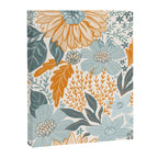 Retro Pastel Gouache Floral Canvas Print Gallery Image 8