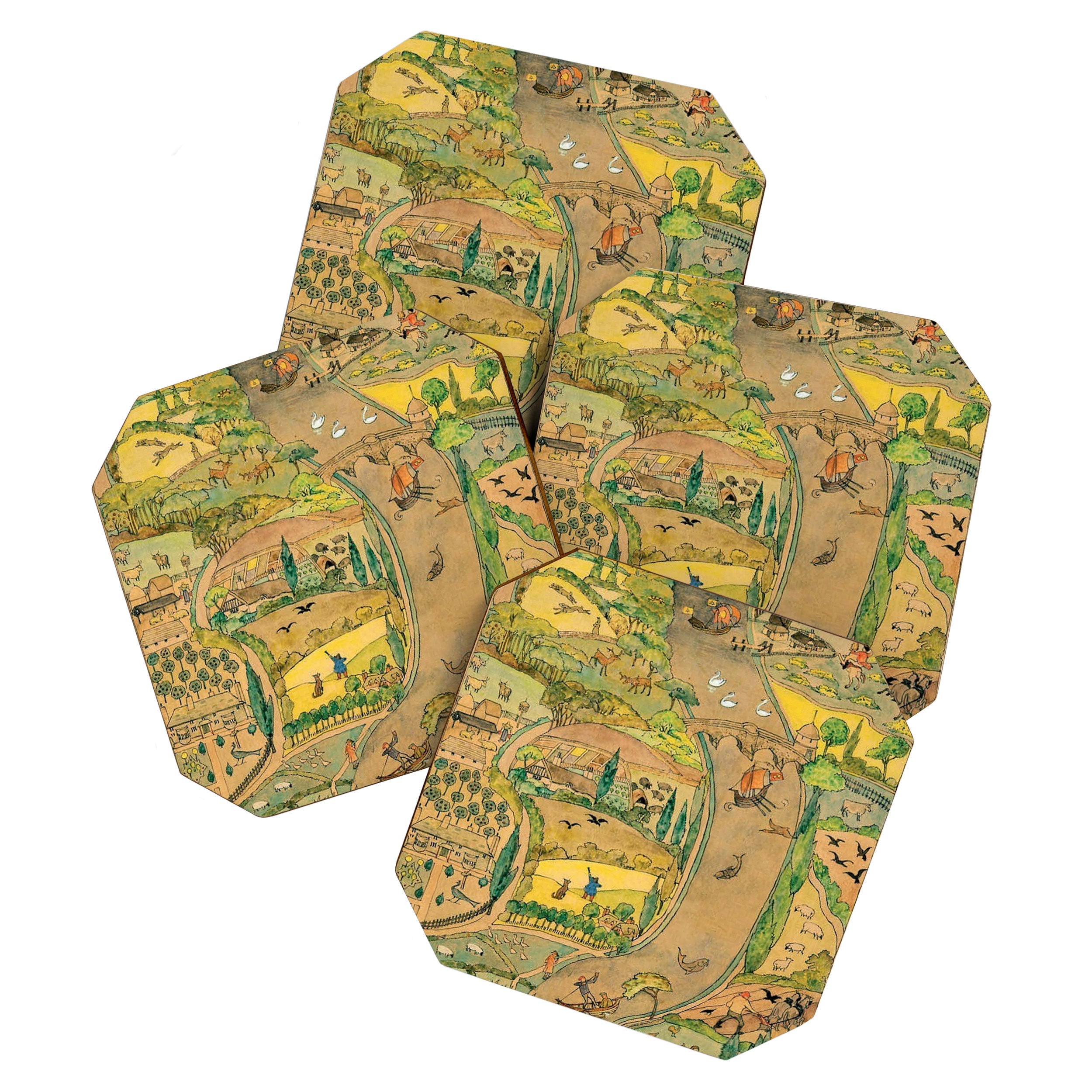 River by CFA Charles Voysey Coaster Gallery Image 1
