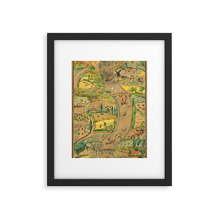 River by CFA Charles Voysey Framed Art Print Gallery Image 1