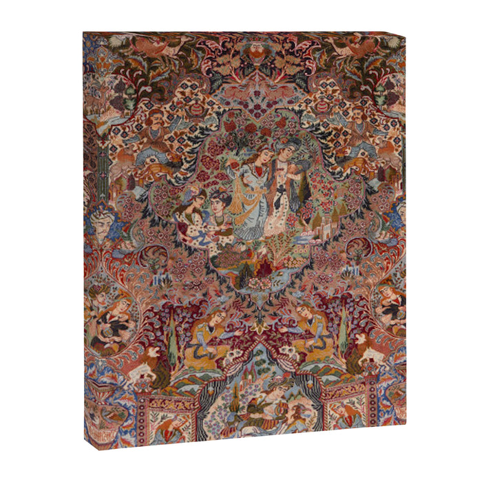Romantic Antique Kashmar Persian Canvas Print Gallery Image 1